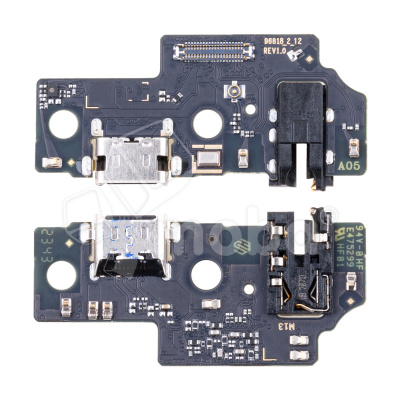 Шлейф для Samsung Galaxy A05 (A055F) плата системный разъем/разъем гарнитуры/микрофон