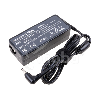 Блок питания (сетевой адаптер) для ноутбука Lenovo 20V, 3,25A, 65W (4,0×1,7) - Стандарт