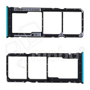 Держатель SIM для Xiaomi Redmi Note 9S/9 Pro (M2003J6A1G/M2003J6B2G) Зеленый