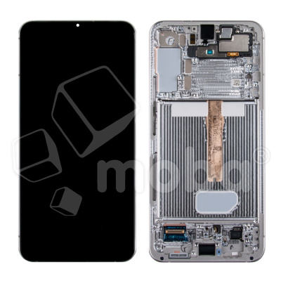 Дисплей для Samsung Galaxy S22+ (S906B) модуль с рамкой Белый - OR (SP)